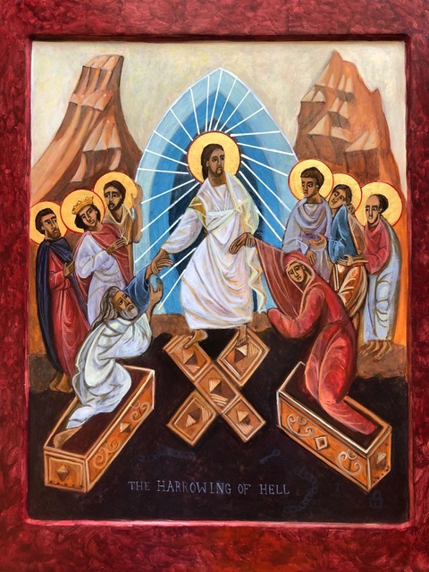 Harrowing of Hell Icon by Christine Simoneau Hales