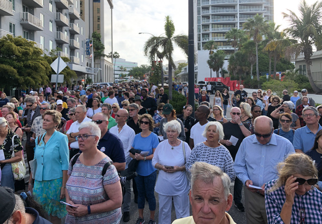 Stations of the Cross walk in Sarasota, 2019